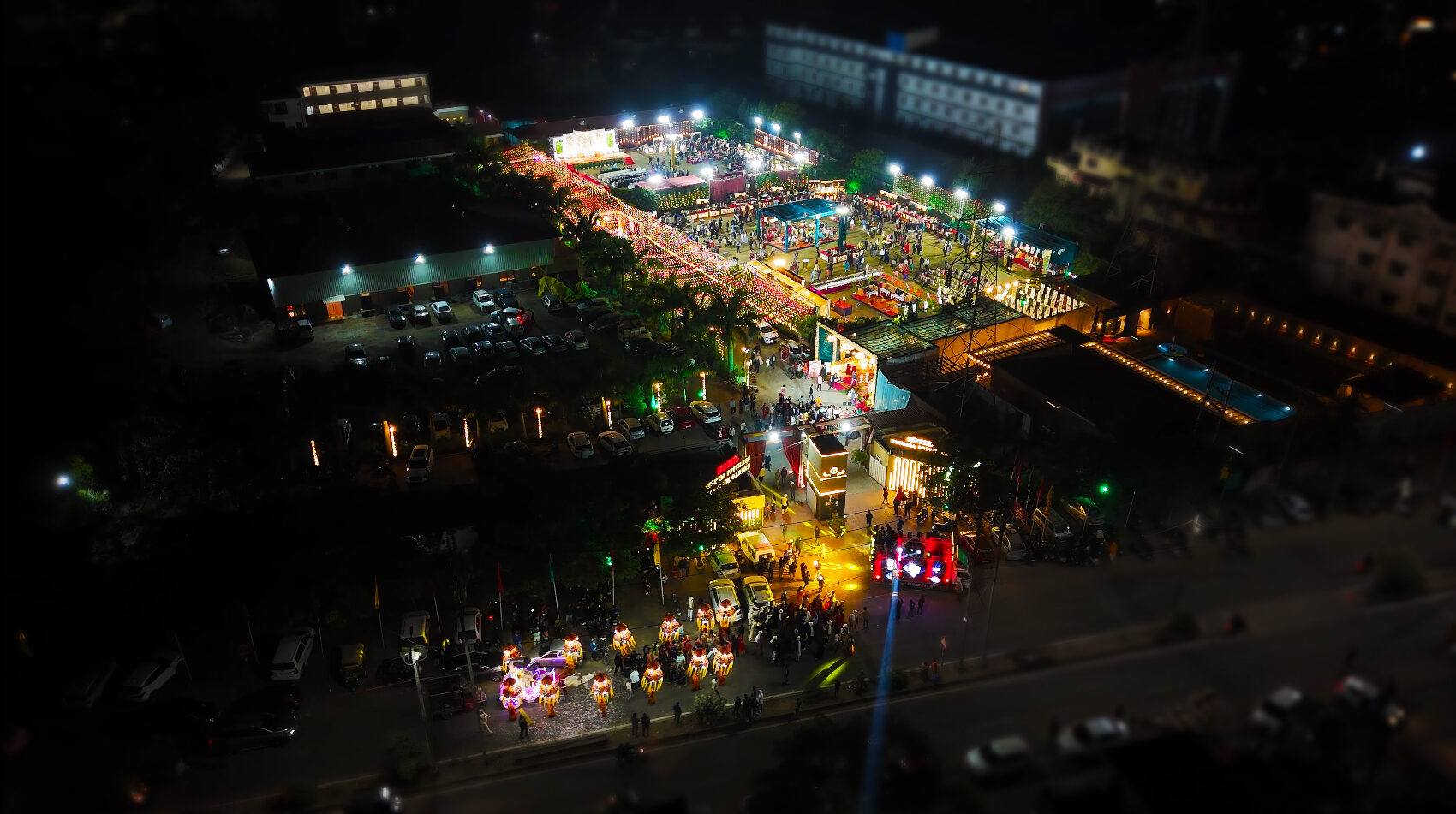 Hotel Yashoda Privilege - garden aerial setup, Bhopal